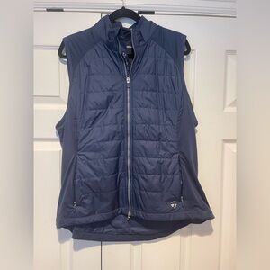 TaylorMade Dark Blue Quilted Vest